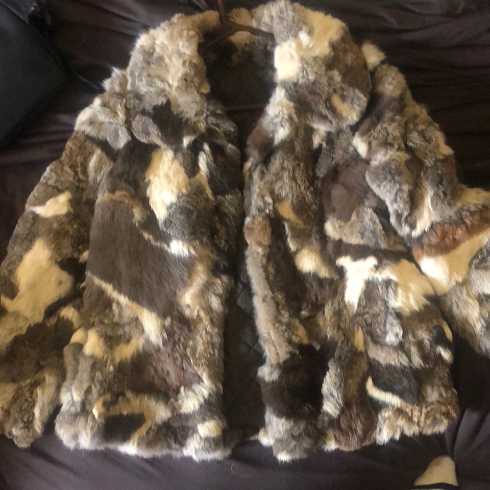 Fur jacket barely worn vintage